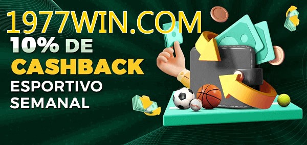 10% de bônus de cashback na 1977WIN.COM