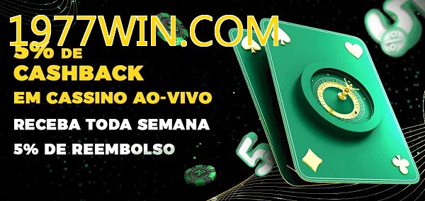 Promoções do cassino ao Vivo 1977WIN.COM